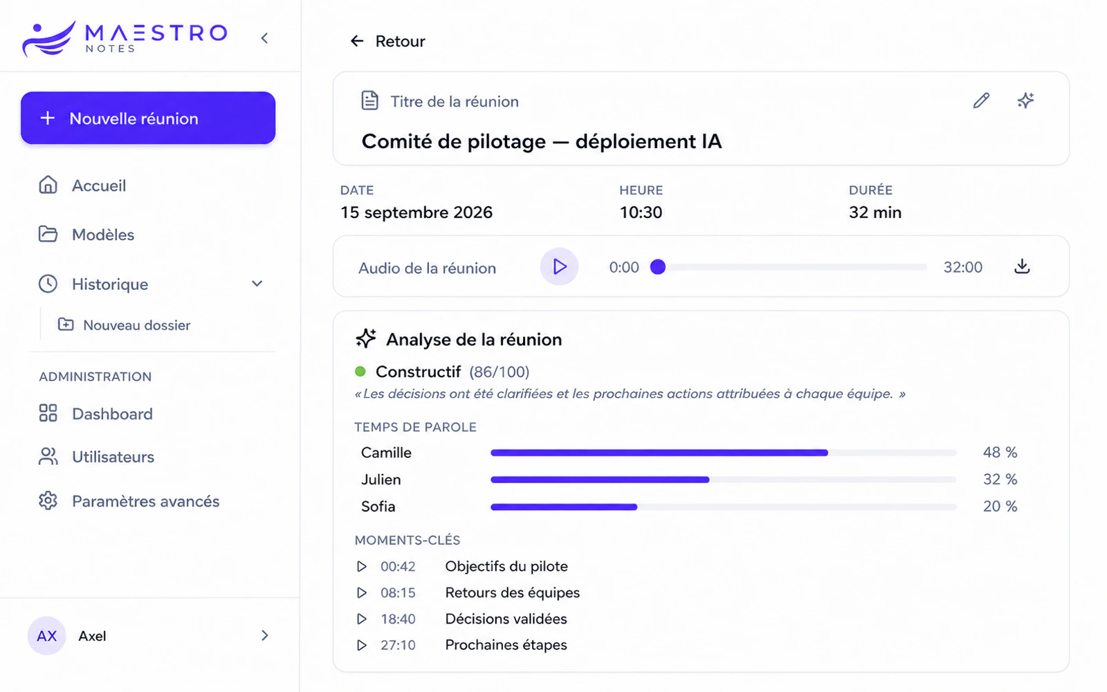 Personne ne prend plus de notes